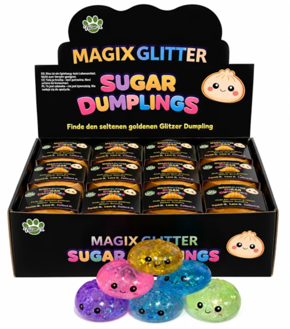 MagiX Glitter Sugaring Dumplings 5,5 cm – 1 aus versch. Designs