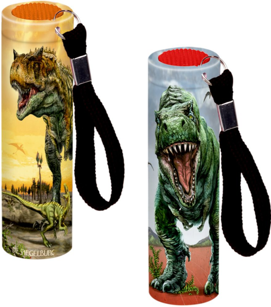 Kleine Taschenlampe T-Rex World – 1 von 2 Designs, zufällig
