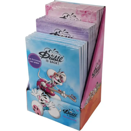 Diddl Duftblock DIN A5 – Motiv 3 (lila)