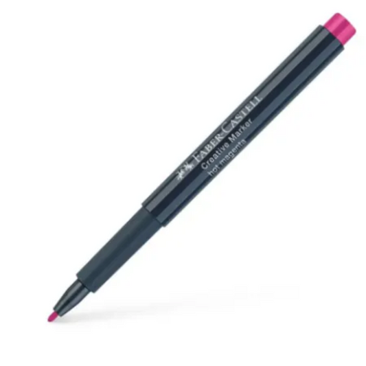Faber-Castell Creative Marker 133 Hot Magenta, feine Spitze