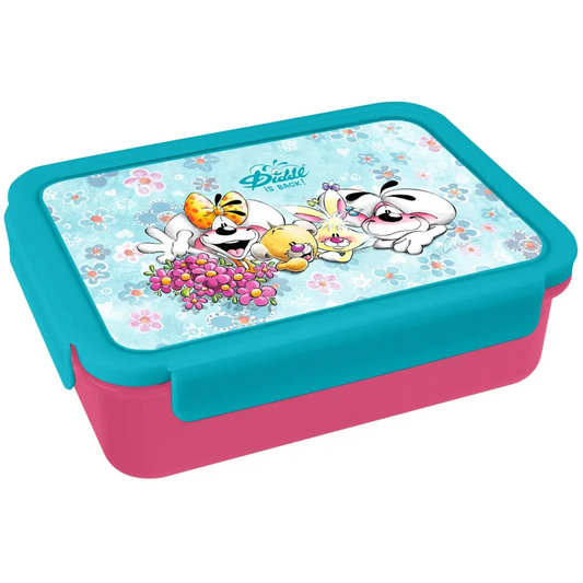 Diddl Lunchbox mit Fächern 970 ml – Blau