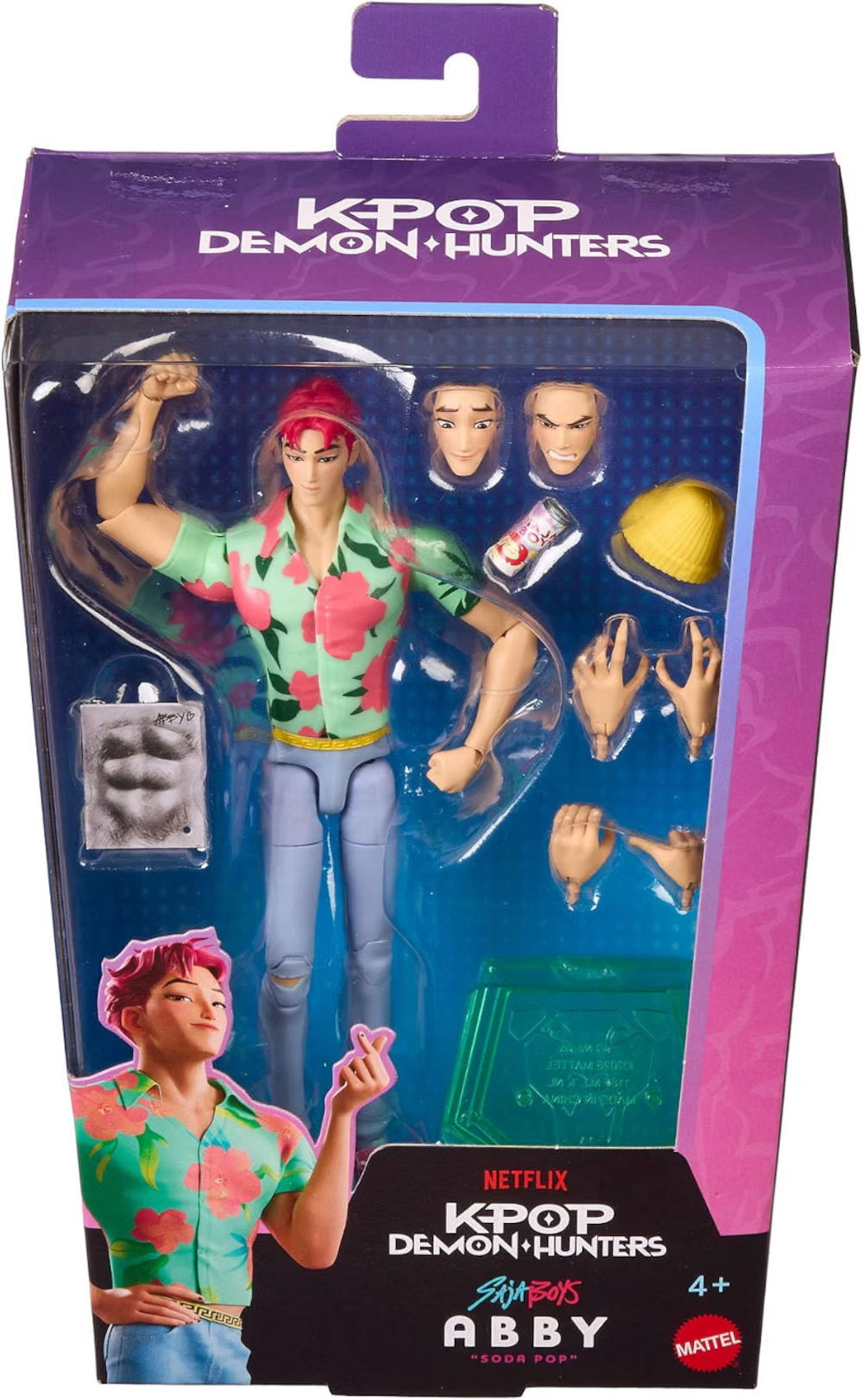 MATTEL KPop Demon Hunters Abby Actionfigur 17 cm, 18 Bewegungspunkte