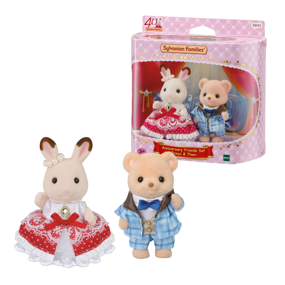 Sylvanian Families Freya & Theo Jubiläumsset mit 2 Figuren