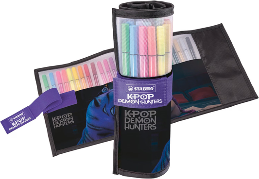STABILO Pen 68 KPop Demon Hunters Filzstifte 25er Rollerset