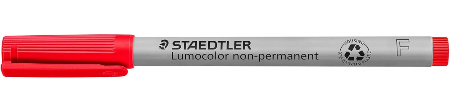 STAEDTLER Lumocolor 315 Folienstift non-permanent F rot