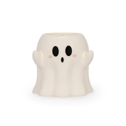 LEGAMI Duftkerze Ghost – Keramikgefäß, Bernstein-Duft, 40 Std.