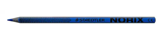 STAEDTLER NORIX 186 Buntstift Blau, weiche 3-mm-Mine