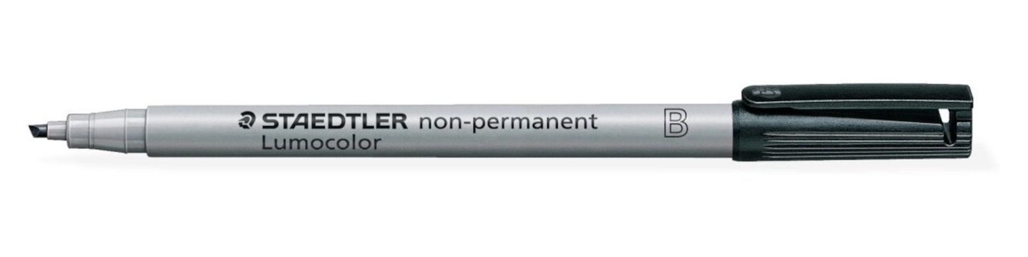 STAEDTLER Lumocolor non-permanent Folienstift B schwarz 312-9