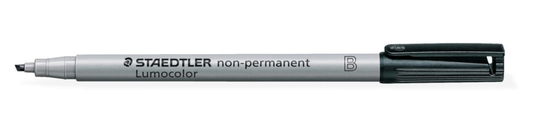 STAEDTLER Lumocolor non-permanent Folienstift B schwarz 312-9