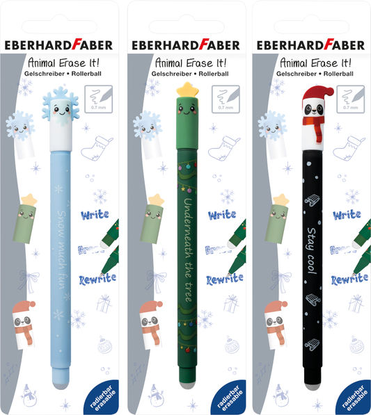 Faber-Castell Animal Erase it! Winter Gelschreiber – 1 von 3 zufällig