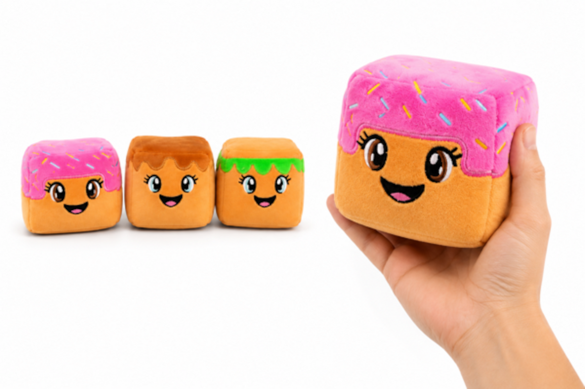 TRITON-X XL Maltose Cute Cube 8 cm – 1 von 3 Designs zufällig