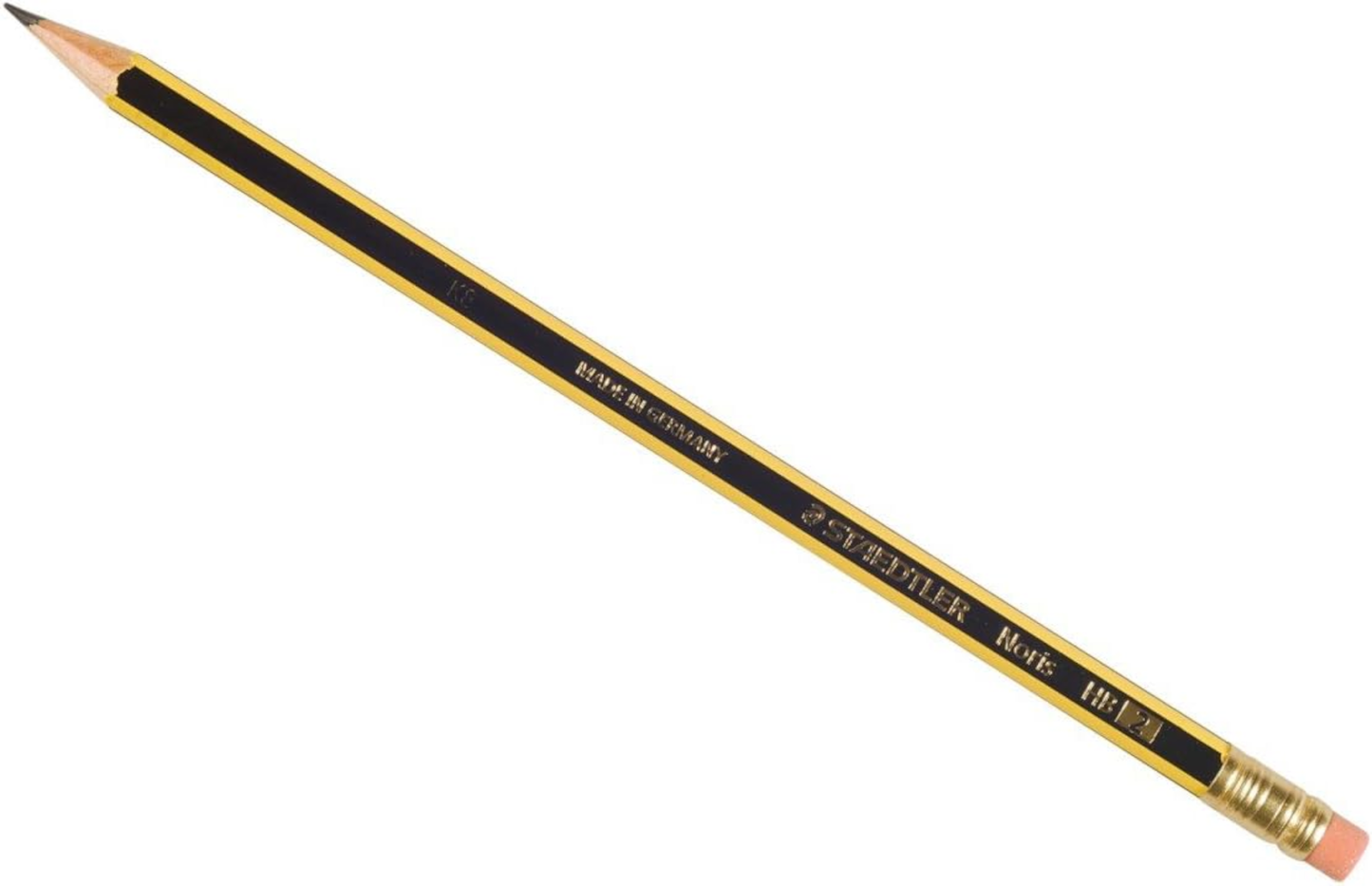 STAEDTLER Noris 122 Bleistift HB mit Radiertip, 100% PEFC