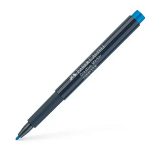 Faber-Castell Creative Marker 143 Ocean Blue, feine Spitze