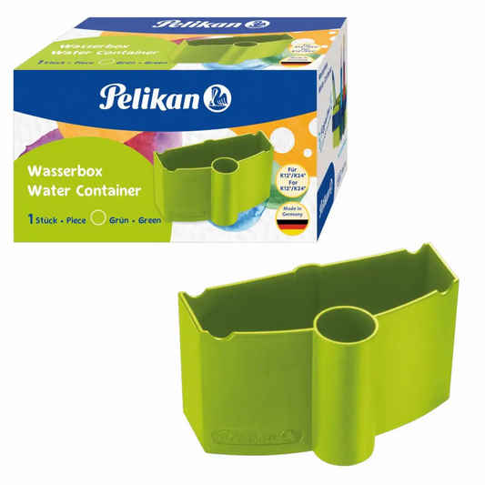 Pelikan Wasserbecher mit Pinselhalter grün | Malzubehör