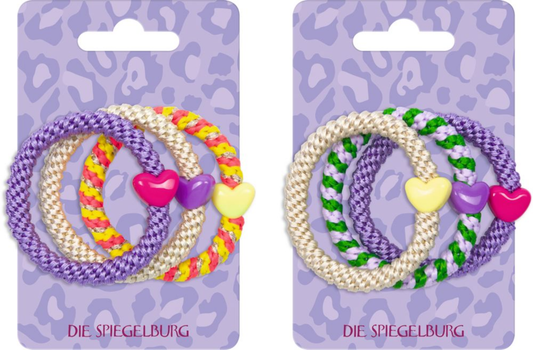 Haargummis Friends Forever – 3er-Set, Design zufällig