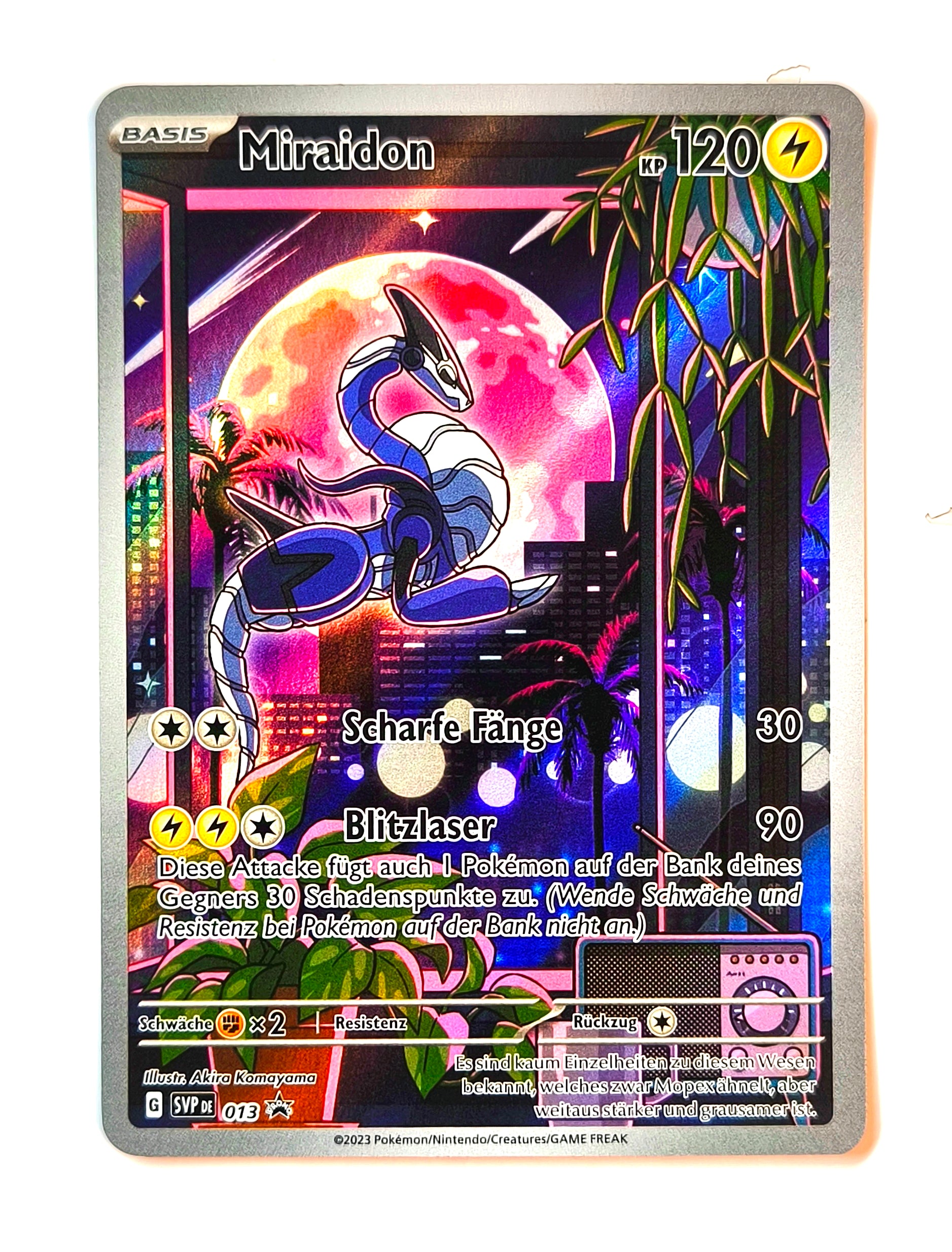 Pokemon Karte Black-Star-Promo Miraidon Art-Rare HOLO SVP013 - Peer Online Shop
