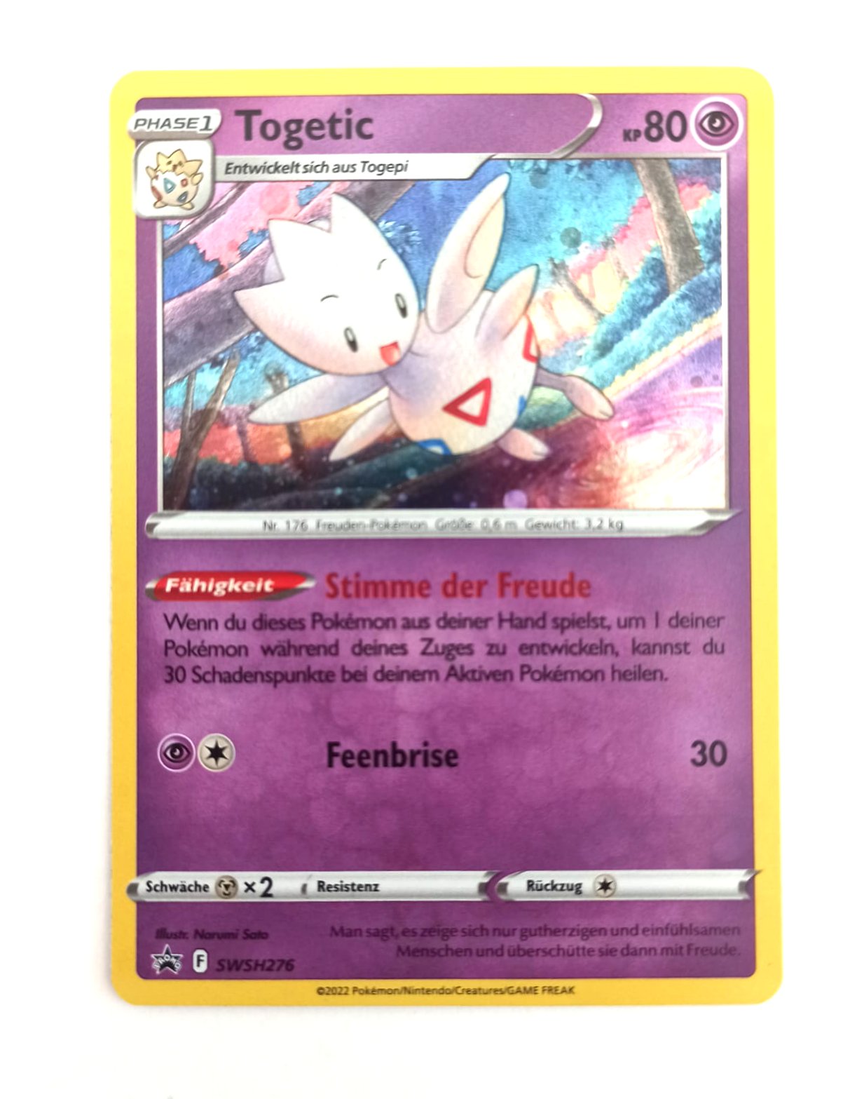 Pokemon Karte Togetic SWSH276 Black Star Promo - Peer Online Shop