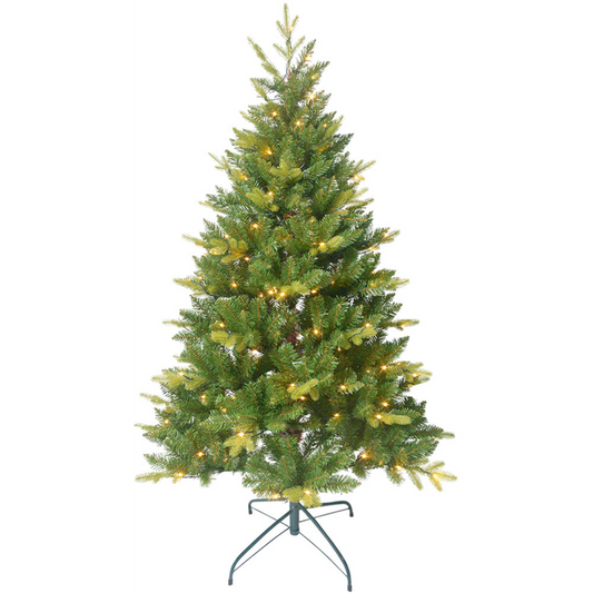 Idena LED Weihnachtsbaum 150cm - 150 LEDs mit Timer für Innen & Außen