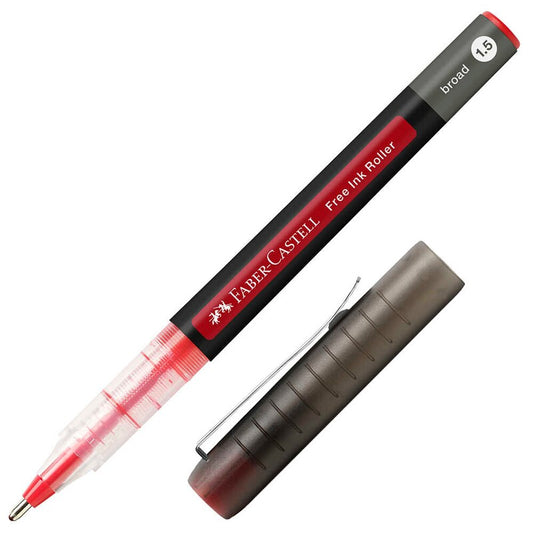 Faber-Castell Free Ink Roller 1,5mm grau/rot