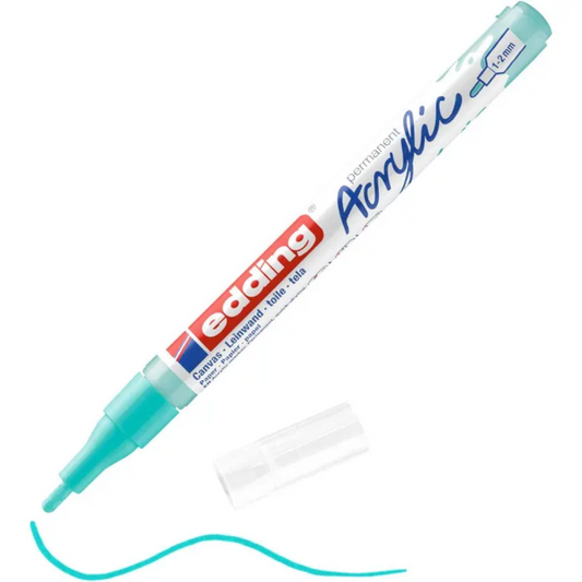 edding 5300 Acrylmarker opulent-türkis – 1-2 mm, seidenmatt