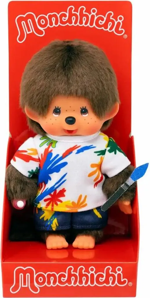 Monchhichi Plüschfigur Painting Boy 20cm