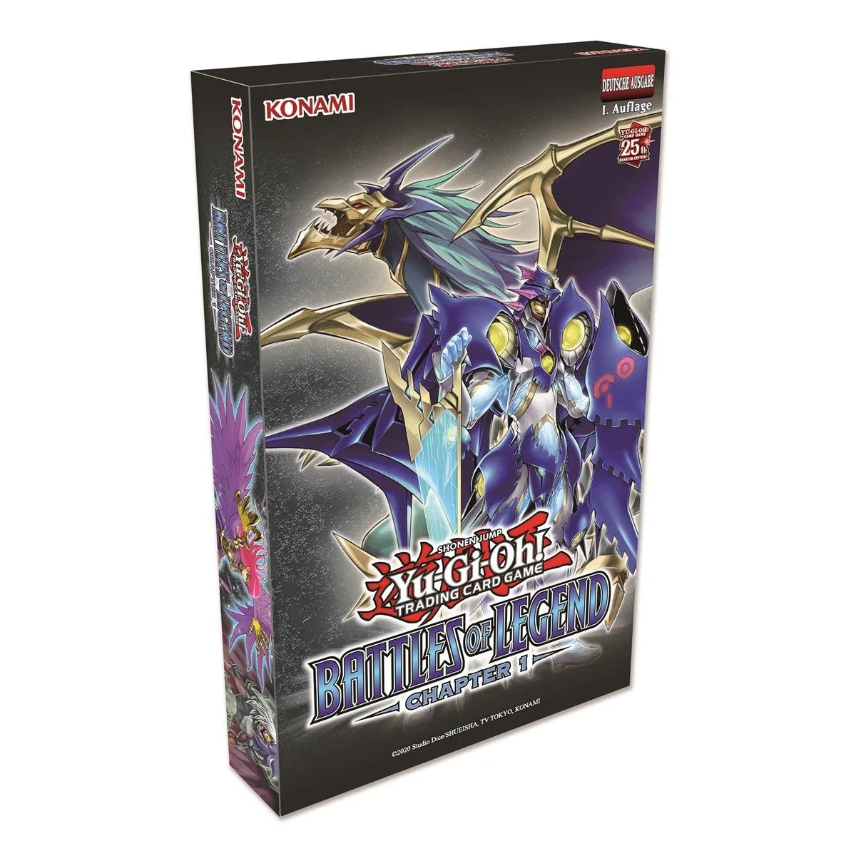 Yu-Gi-Oh - 25th Anniversary Battles of Legend: Chapter 1 Box mit 2 Booster Packs der 1. Auflage Deutsch