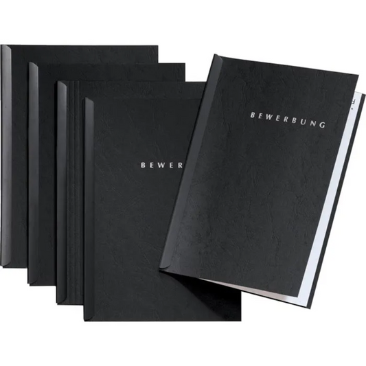 Pagna Bewerbungsset Start Basic schwarz, 5 Mappen (22005-04)