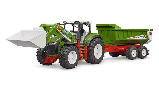 BRUDER ROADMAX Traktor mit Frontlader & Kippanhänger