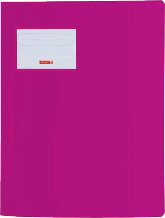 BRUNNEN FACT!pp Schnellhefter A4 - Transluzent Pink mit Metallspange