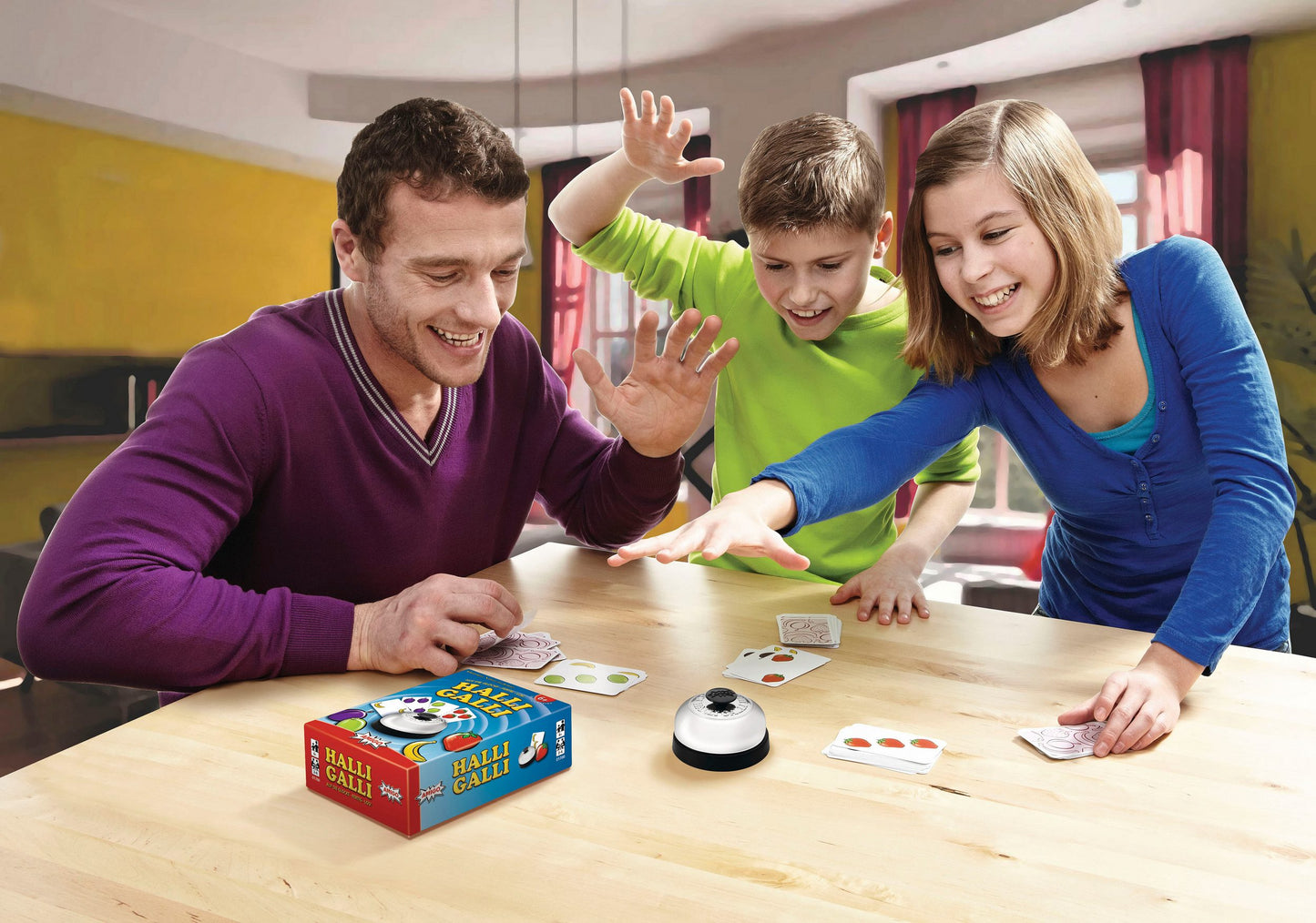 Halli Galli – AMIGO Reaktionsspiel Klassiker 30 Jahre