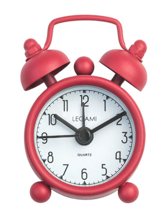 Legami Mini Tick Tock Wecker Red, H 6,5 cm