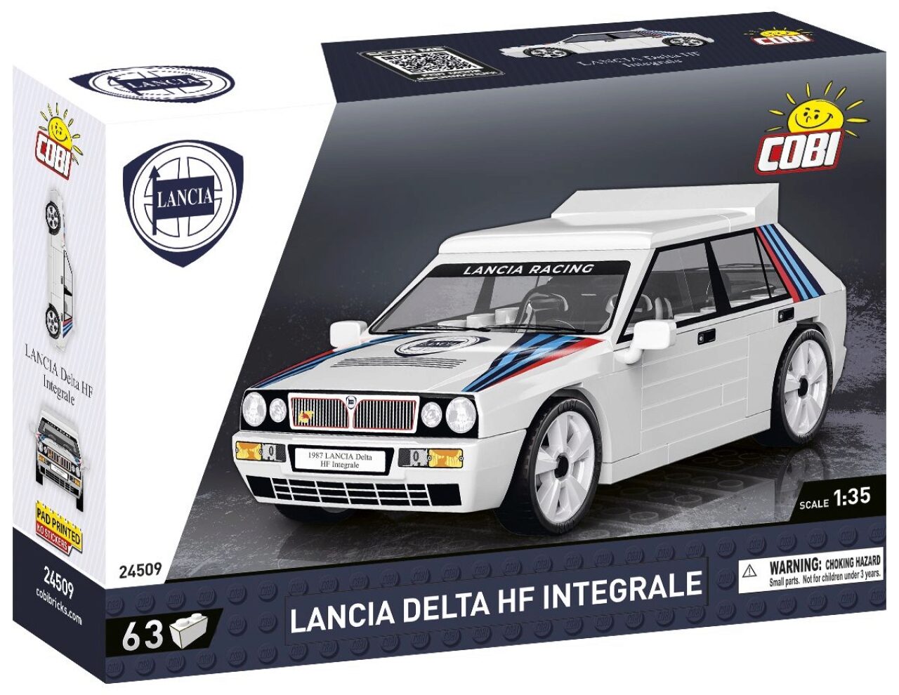 COBI Lancia Delta HF Integrale - Baustein-Set 63 Teile 1:35