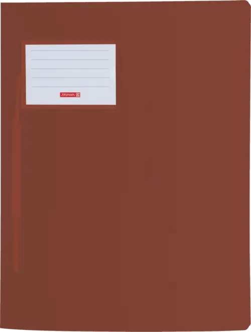 BRUNNEN Schnellhefter A4 braun mit Metallspange