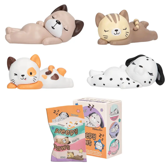 PENfection Sleepy Paws Sammelfigur – 1 von 4 Designs, zufällig