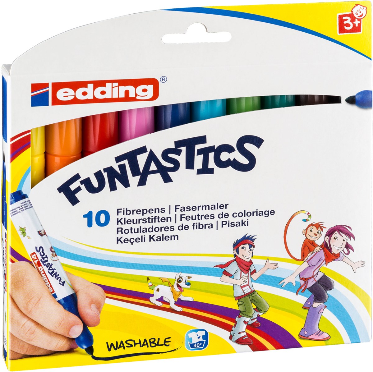 edding 14 Funtastics Fasermaler 10er-Set für Kinder