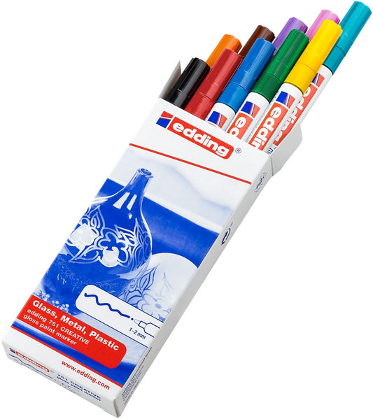 edding 751 Lackmarker 10er-Set Box – Glanzlack