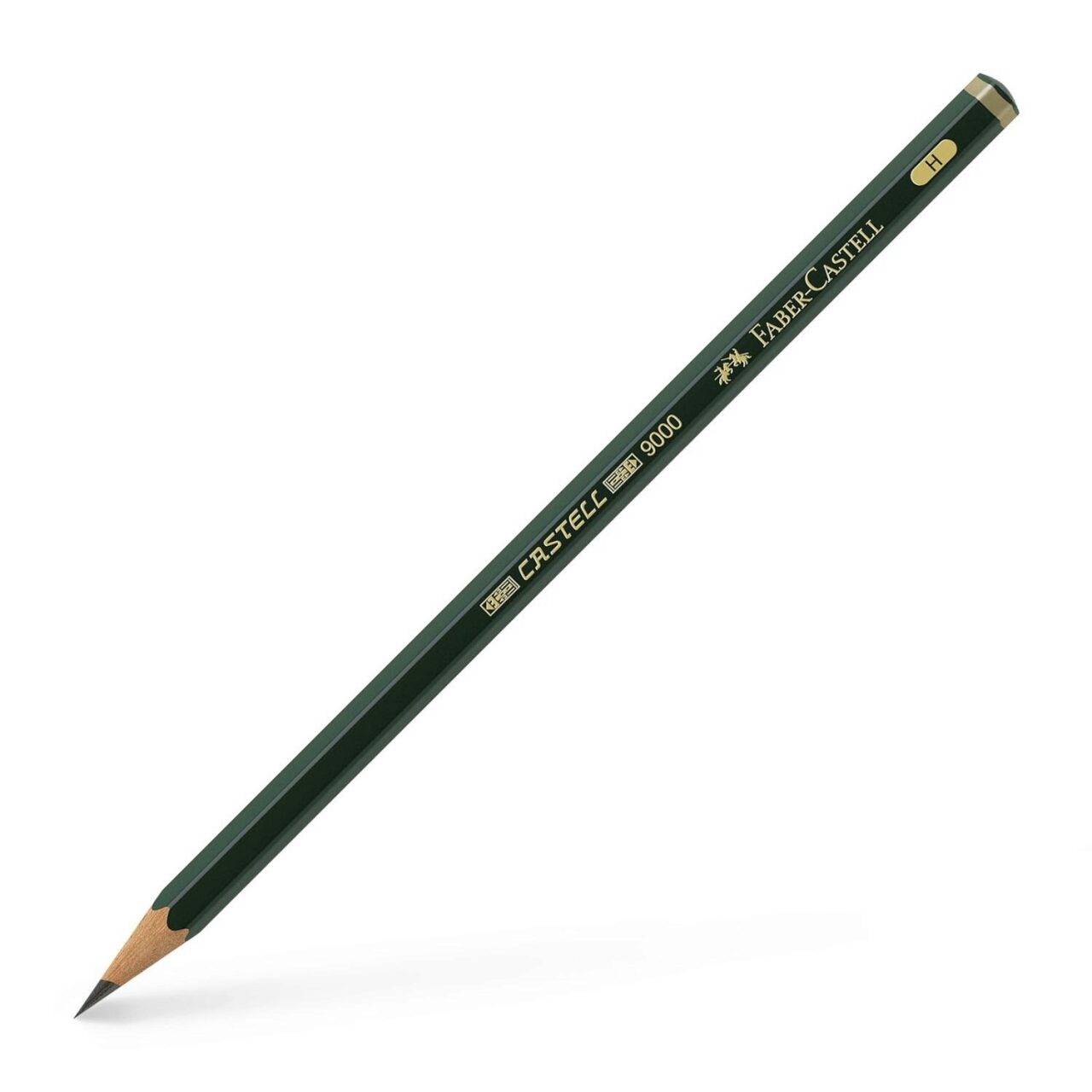 Faber-Castell Castell 9000 Bleistift H – Technisches Zeichnen
