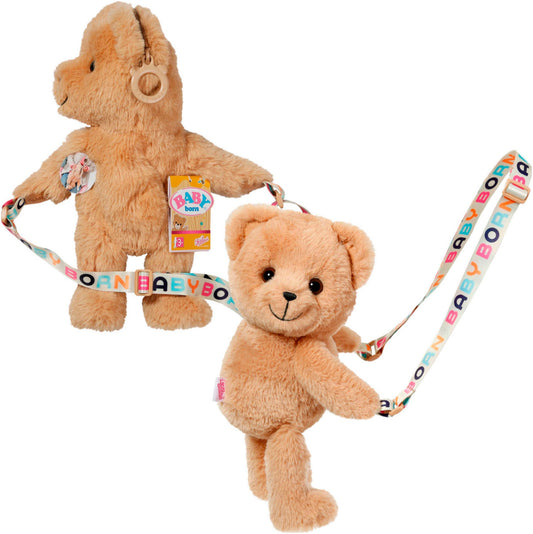 Zapf Creation BABY born Bärentasche - Süße Umhängetasche für Puppen-Accessoires