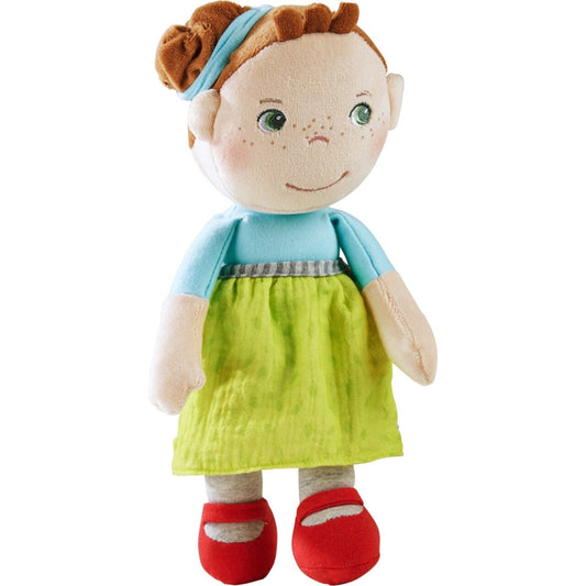 HABA Kuschelpuppe Marta - Weiche Stoffpuppe für Babys ab 0 Monaten - 1 Stück