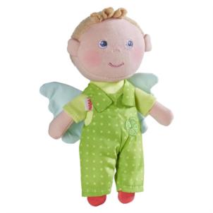 HABA Minipuppe Schutzengel Lunis - Weiche Stoffpuppe für Babys