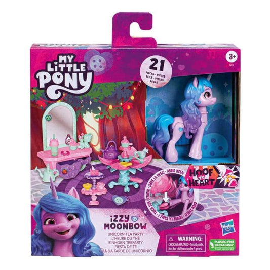 Hasbro My Little Pony Einhorn-Teeparty Set mit Izzy Moonbow - Magisches Spielset