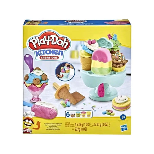 Hasbro Play-Doh Küchenwerkstatt Eiscreme Spielknet-Set F5332 - 6 Teile