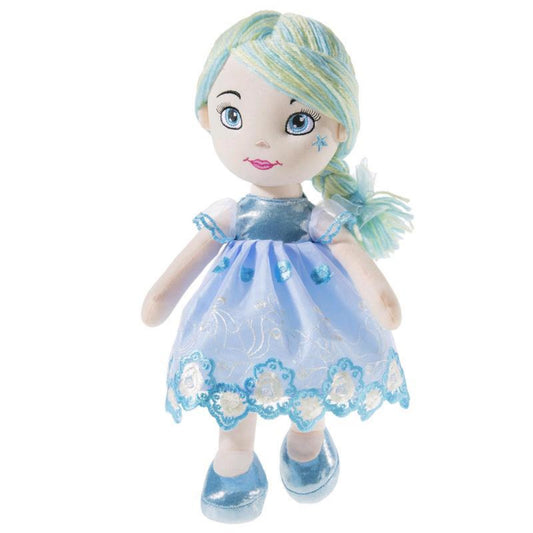 Heunec BAMBOLA DOLCE Bella-Azzurri Babypuppe - Weiche Stoffpuppe 30cm