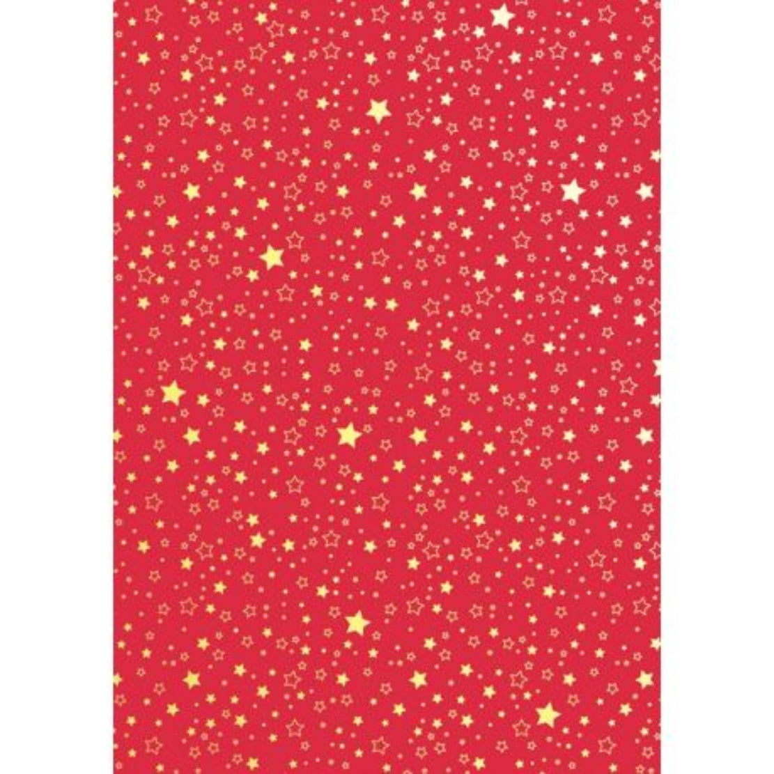 Motivkarton Sterne rot-gold A4 240g/m² hochglänzend