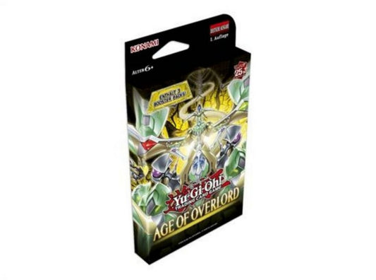Yu-Gi-Oh - 25th Anniversary Age of Overlord Tuckbox - 3 Booster Packs der 1. Auflage Deutsch
