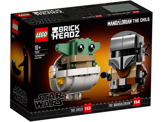 LEGO® BrickHeadz 75317 Mandalorianer & Das Kind