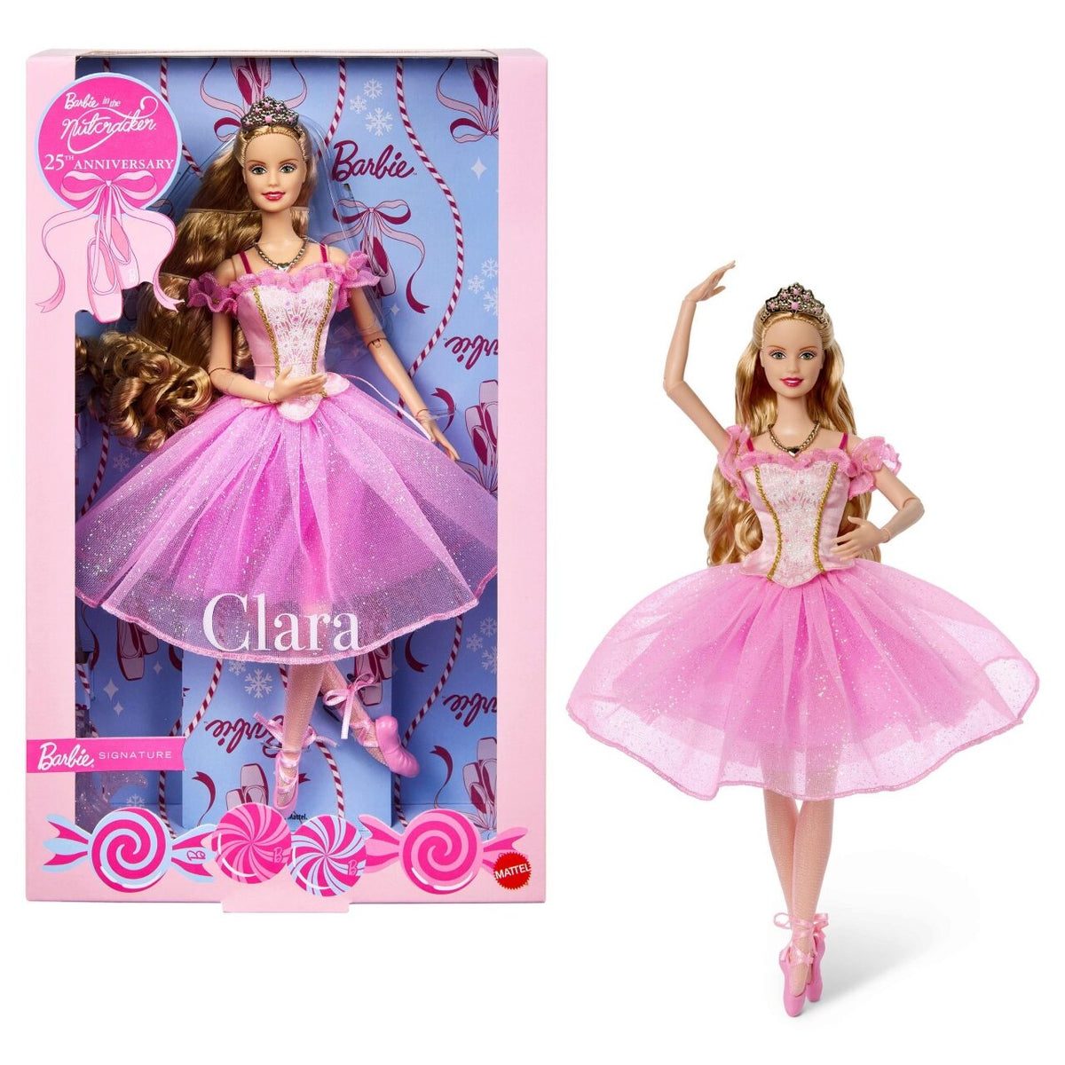 Barbie Der Nussknacker Puppe zum 25. Jubiläum mit Tutu & Diadem JJY15