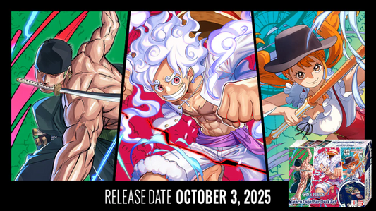 One Piece Card Game - 3 Starter Decks Set mit Luffy, Zoro & Nami