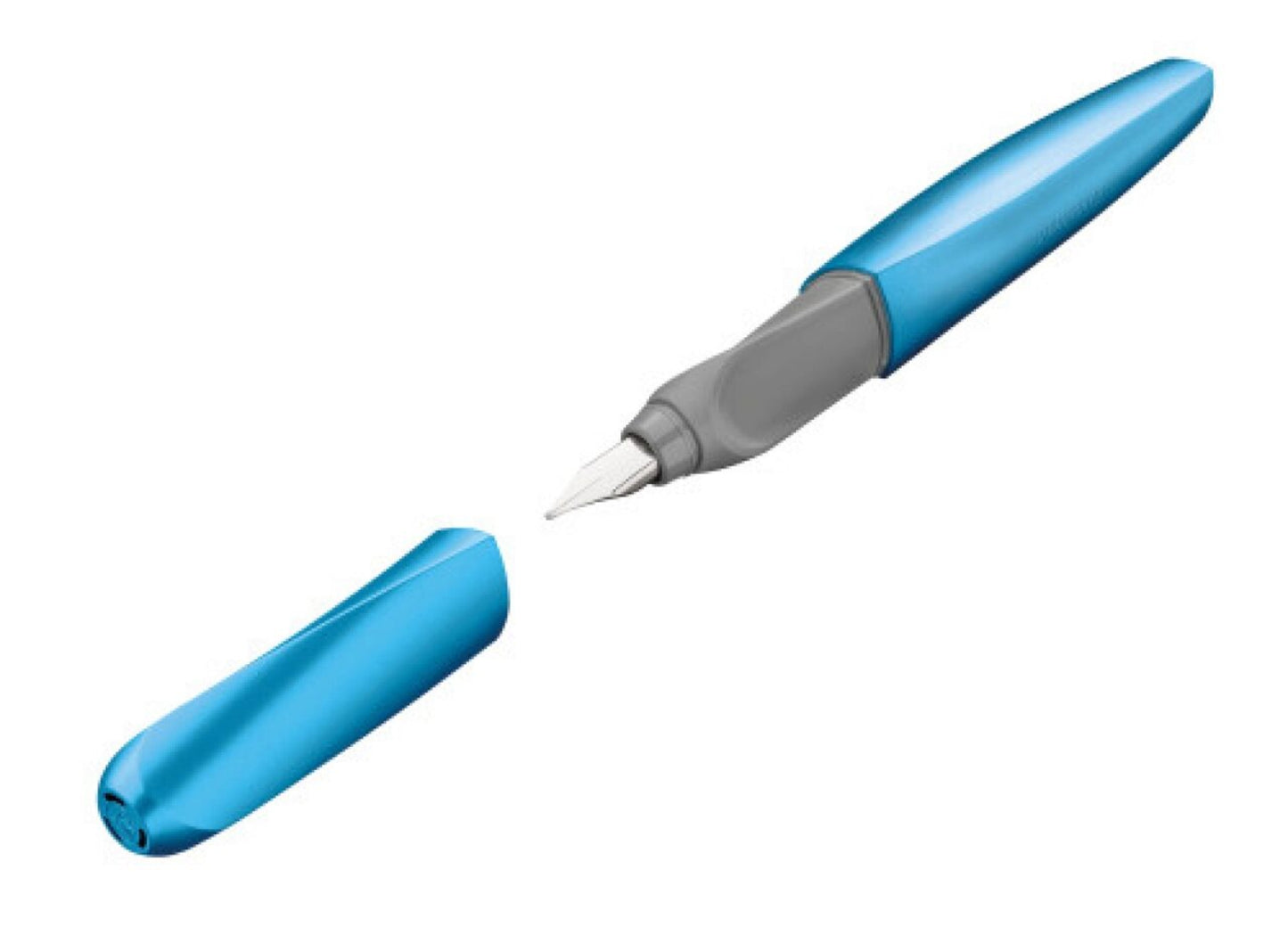 Pelikan Twist Füller M - Frosted Blue | Ergonomisch für Links- & Rechtshänder