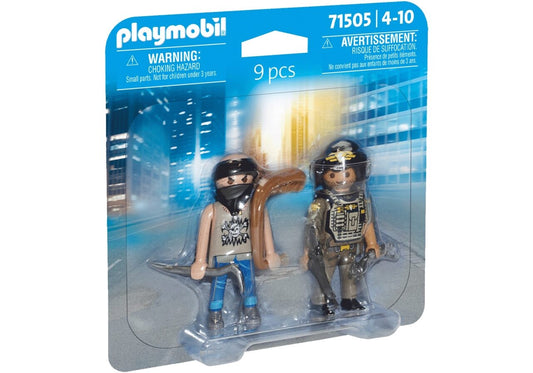 PLAYMOBIL 71505 DuoPack SWAT & Bandit – ab 4 Jahren
